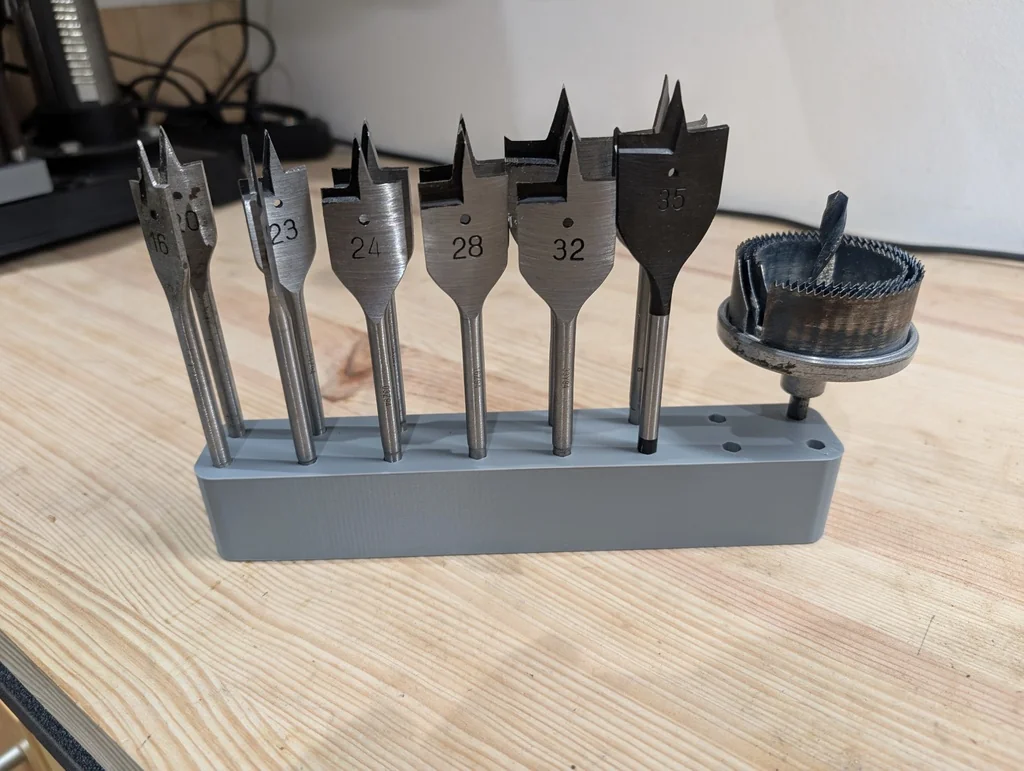 Органайзер для бит с шестигранным хвостовиком на 16 слотов