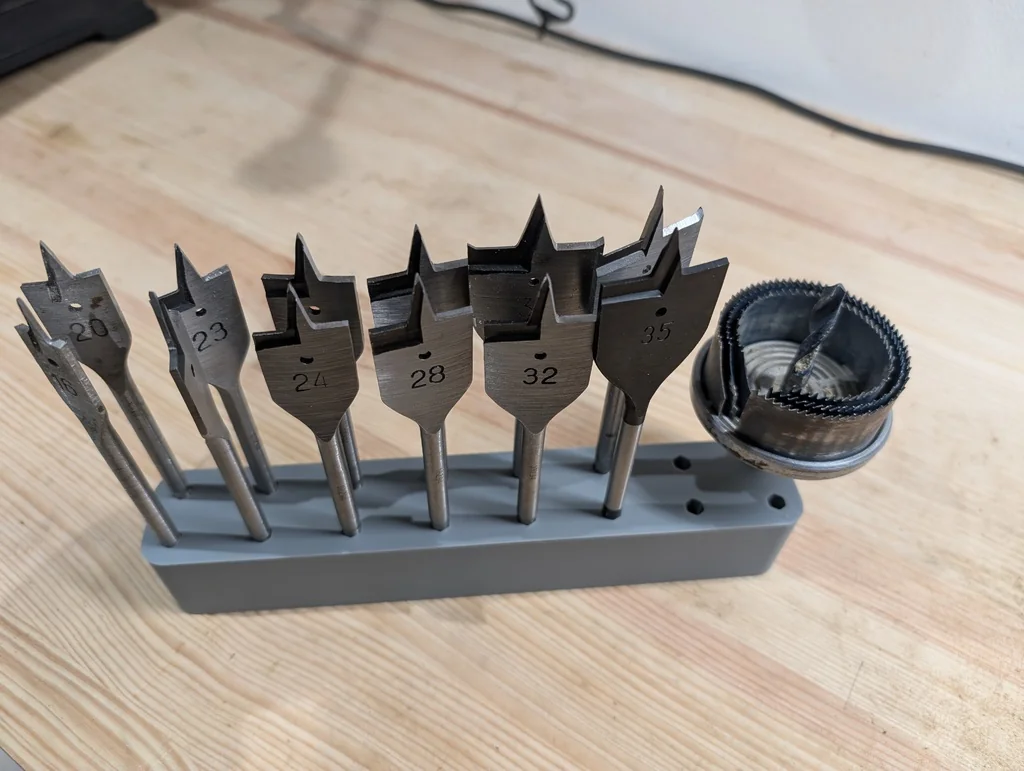 Органайзер для бит с шестигранным хвостовиком на 16 слотов