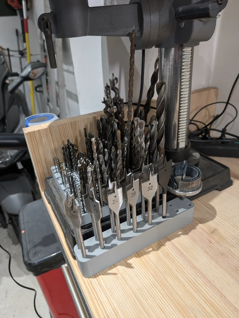 Органайзер для бит с шестигранным хвостовиком на 16 слотов