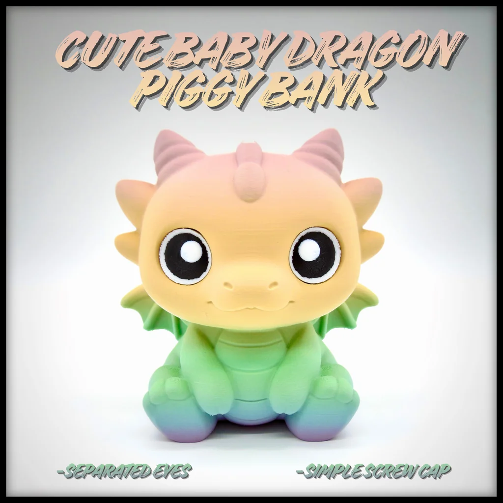 Милая копилка в форме дракончика