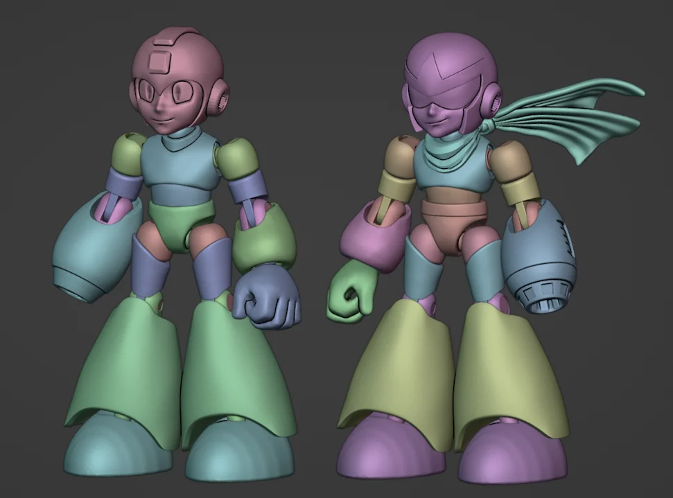 3D модель Фігурка Прото Мена з Mega Man - фото 20