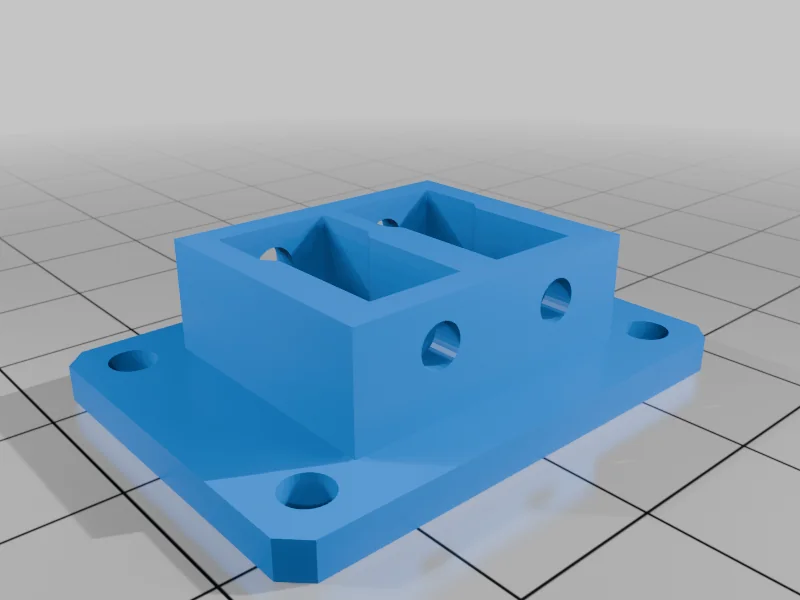 3D модель Параметрическая панель для T plug (dean) разъемов - фото 5