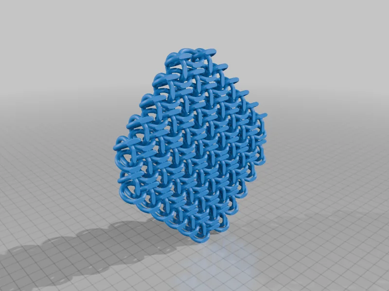 Кольчуга Печать на месте с круглыми звеньями