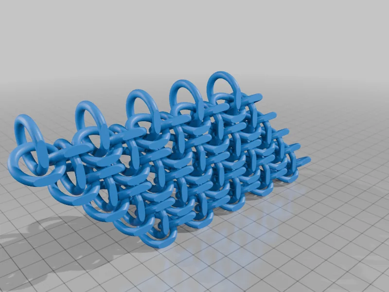 Кольчуга Печать на месте с круглыми звеньями