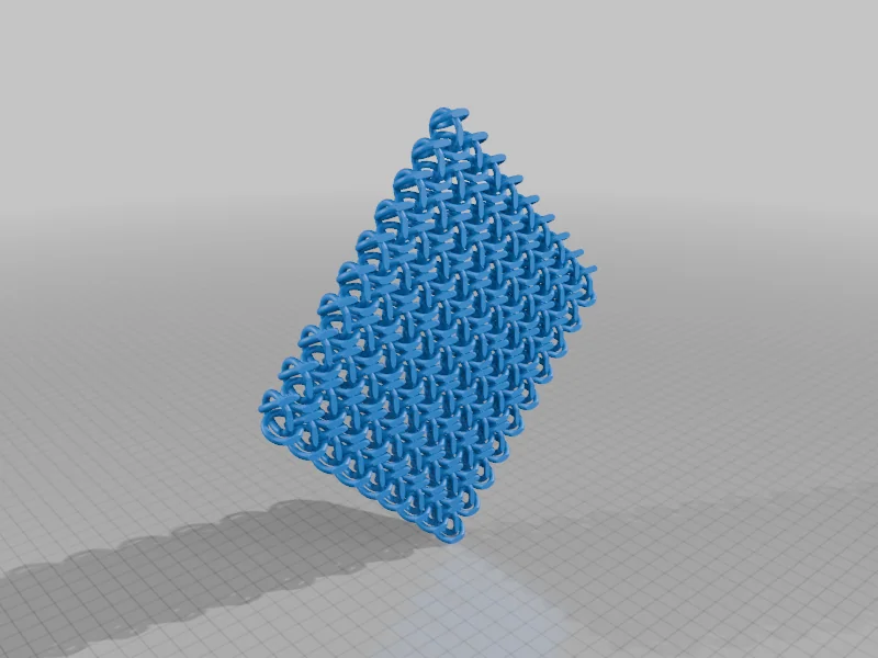 Кольчуга Печать на месте с круглыми звеньями