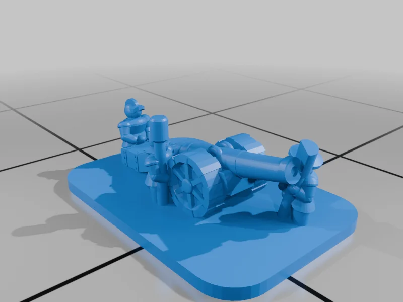 3D модель Мініатюри Італійських війн - Серія T40 - фото 5