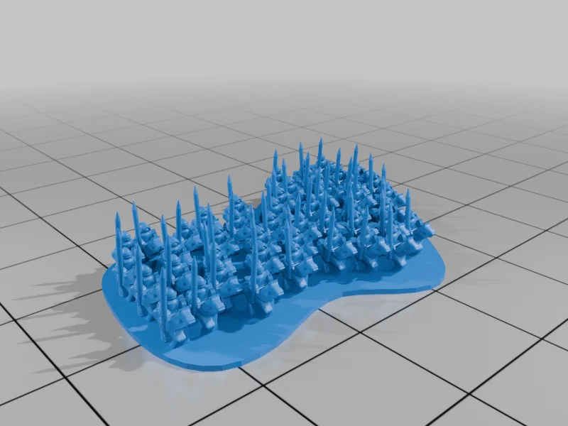 3D модель Мініатюри Італійських війн - Серія T40 - фото 6