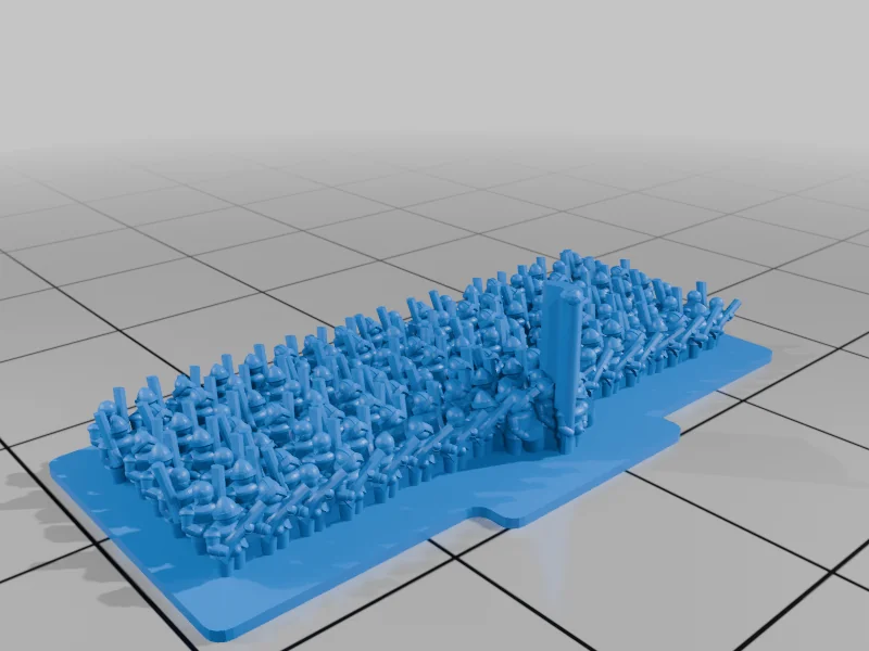 3D модель Мініатюри Італійських війн - Серія T40 - фото 13