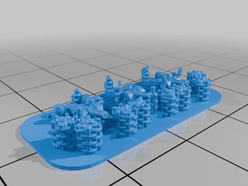 3D модель Мініатюри Італійських війн - Серія T40 - фото 18