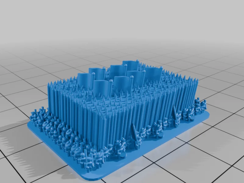 3D модель Мініатюри Італійських війн - Серія T40 - фото 19