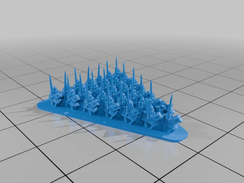 3D модель Мініатюри Італійських війн - Серія T40 - фото 20