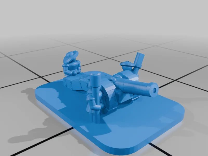 3D модель Мініатюри Італійських війн - Серія T40 - фото 25