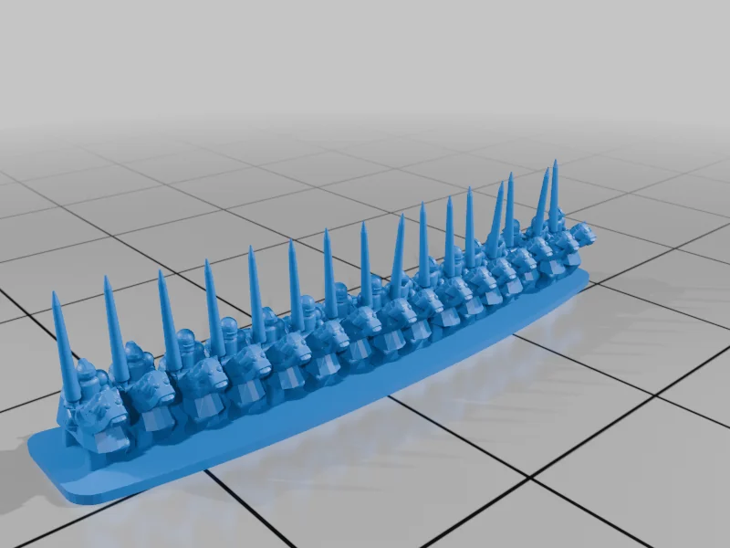 3D модель Мініатюри Італійських війн - Серія T40 - фото 27