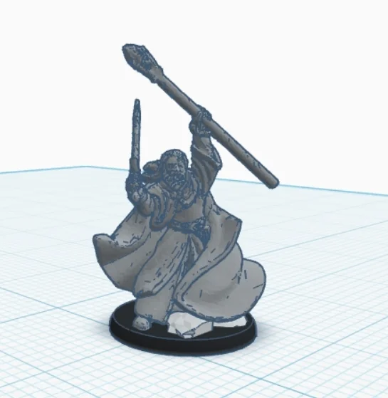 Гэндальф Серый с Балрогом (с основанием)