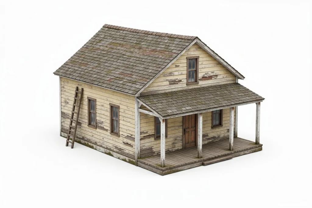 Старое здание фермы