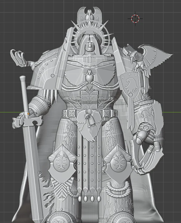 3D модель Император Человечества - Лидер Империума - фото 1