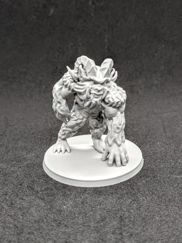 3D модель Миниатюра Йети без поддержки для FDM печати - фото 1