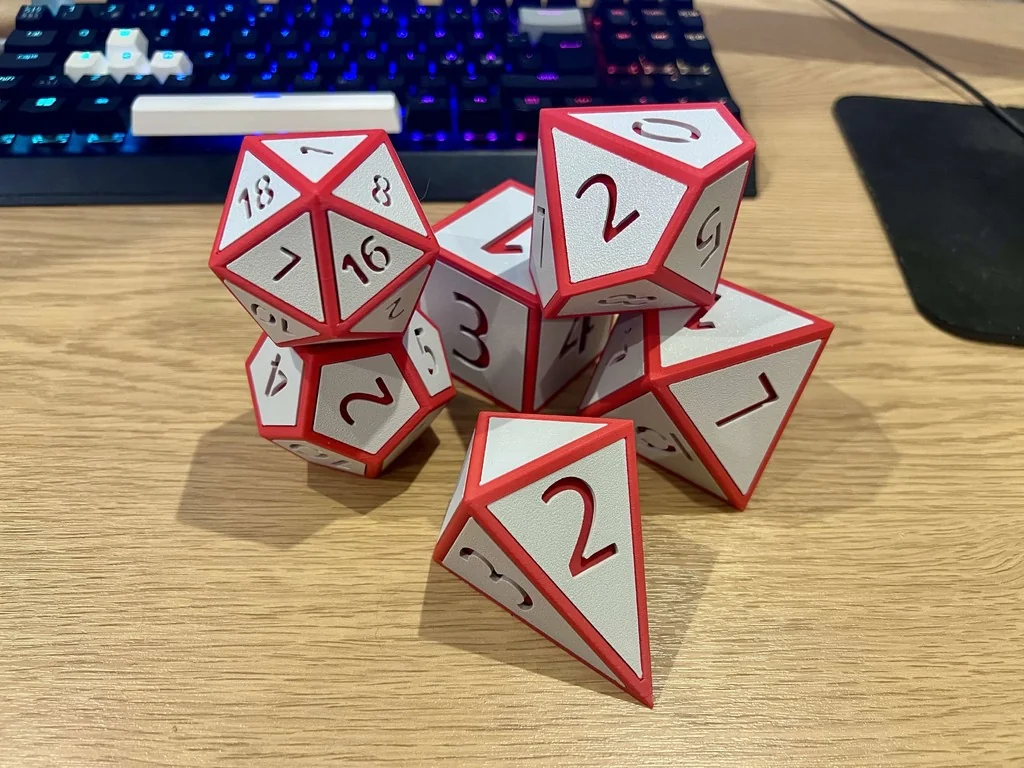 Многоцветный набор кубиков для FDM печати