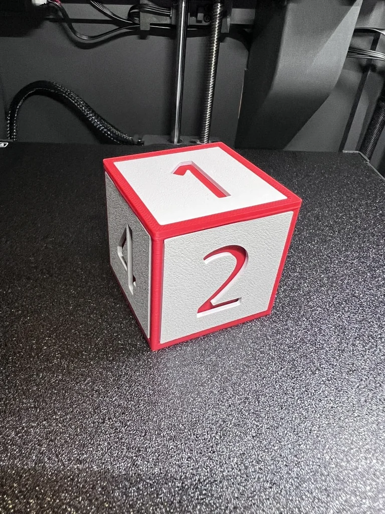 Многоцветный набор кубиков для FDM печати