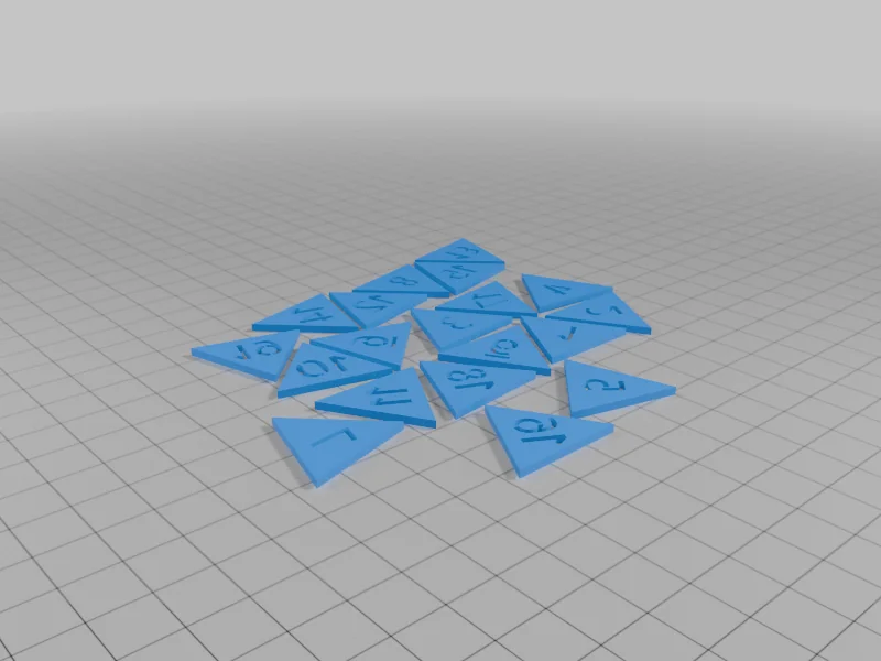 Многоцветный набор кубиков для FDM печати