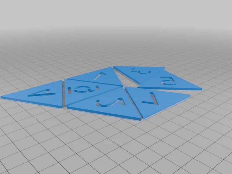 Многоцветный набор кубиков для FDM печати