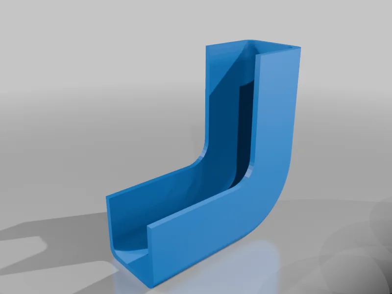 3D модель Кут кабельного каналу 12мм - фото 3