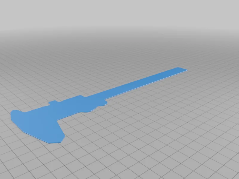 3D модель Лоток для каліпра Gridfinity - фото 2