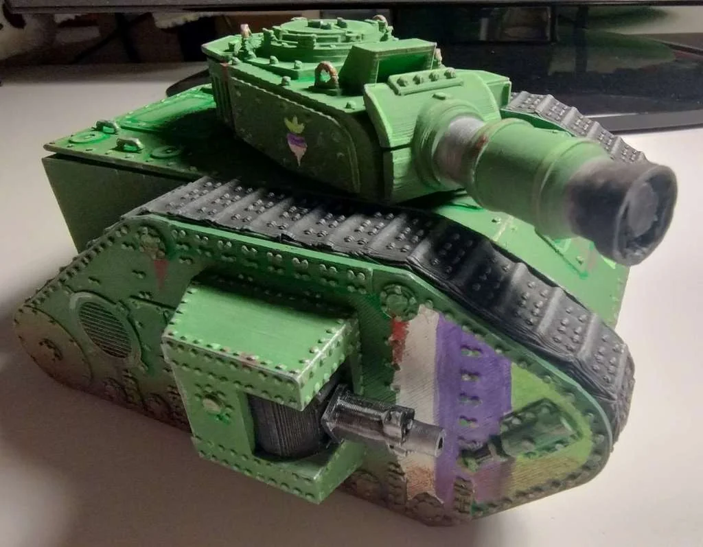 3D модель 28мм Боевая Танковая Модель | Человеческая Оборонительная Сила - фото 2