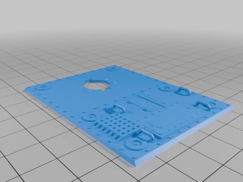 3D модель 28мм Боевая Танковая Модель | Человеческая Оборонительная Сила - фото 4