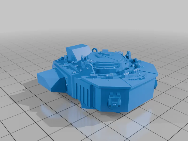 3D модель 28мм Боевая Танковая Модель | Человеческая Оборонительная Сила - фото 5