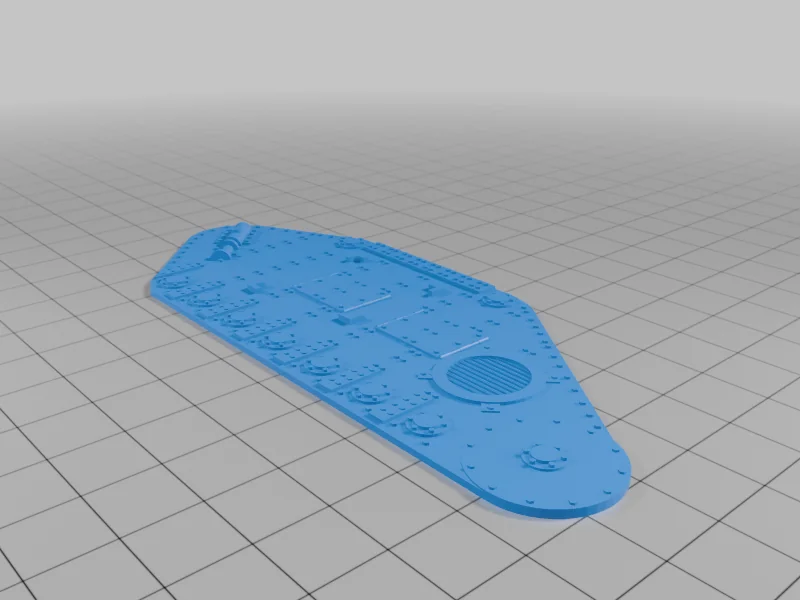 3D модель 28мм Боевая Танковая Модель | Человеческая Оборонительная Сила - фото 8