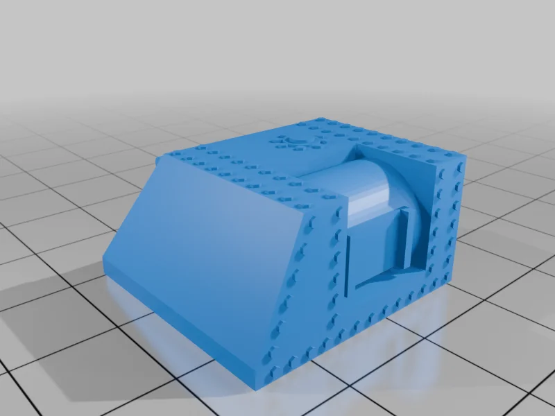 3D модель 28мм Боевая Танковая Модель | Человеческая Оборонительная Сила - фото 9