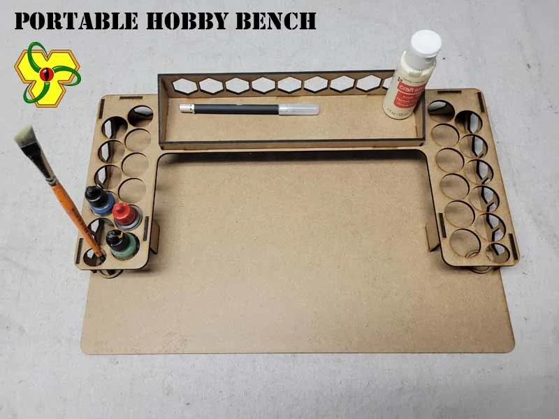 Лазерная модель рабочего стола для хобби
