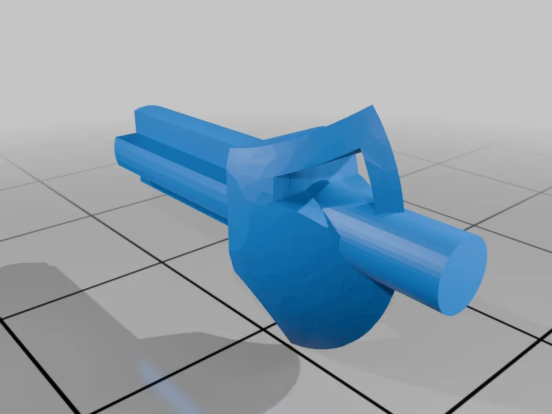 3D модель Модель Bionicle Blades of Chaos (God of War) с эффектом магмы - фото 4