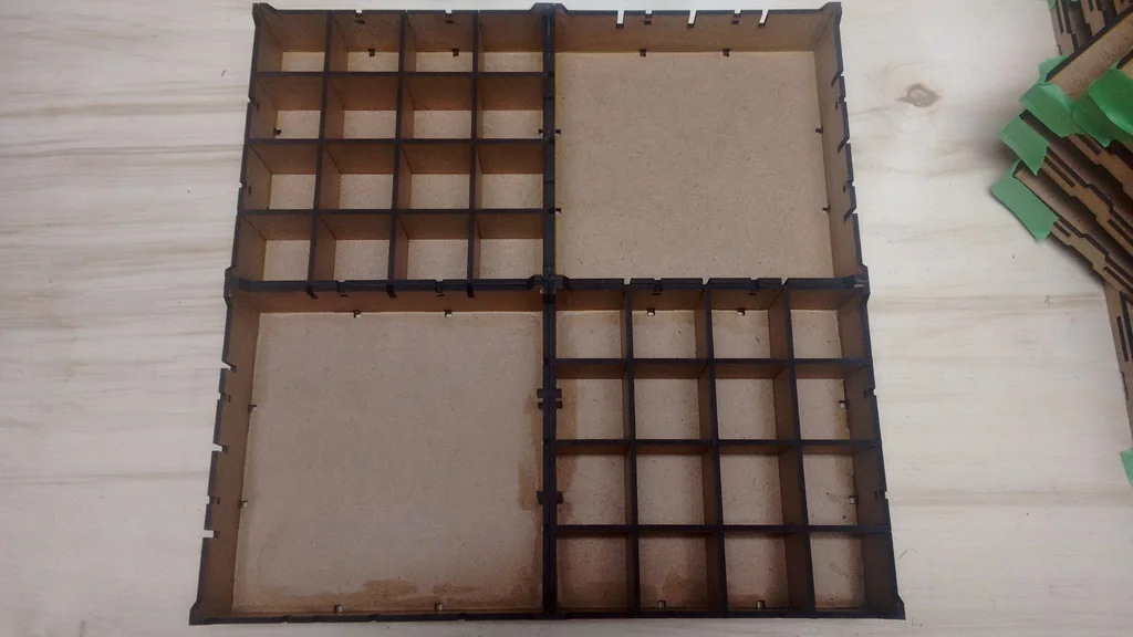 3D модель Лазерная модель: Шведские штабелируемые контейнеры (четверть) - фото 4