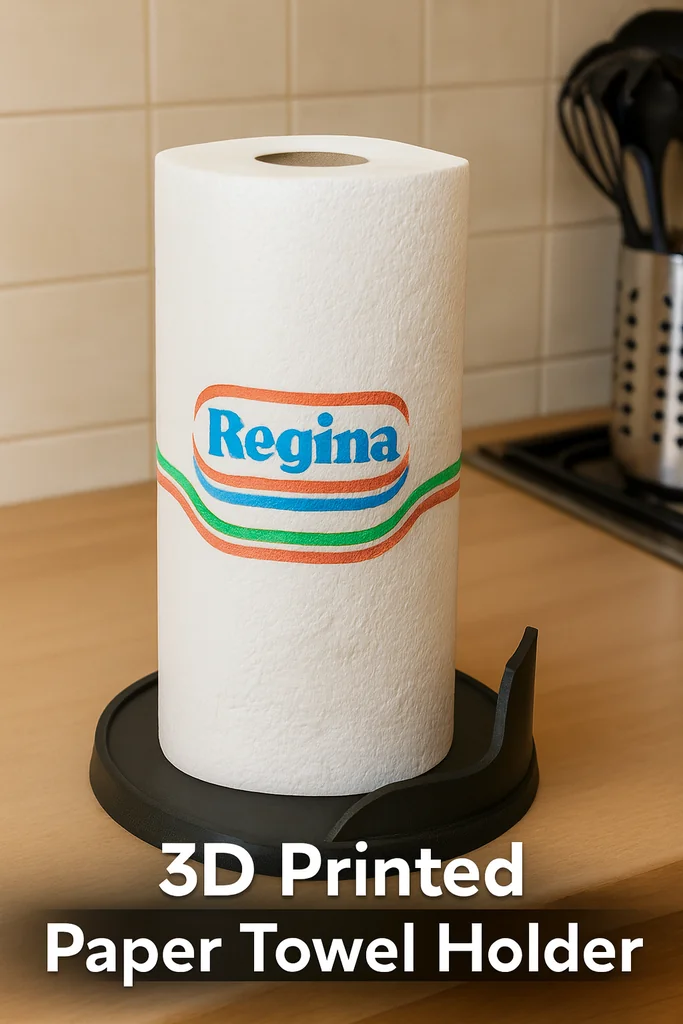 3D модель 3D Печатный Держатель Для Бумажных Полотенец - фото 1