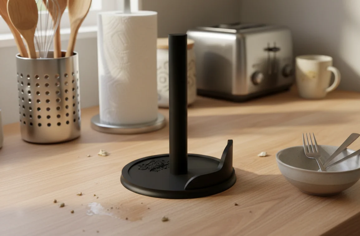 3D модель 3D Печатный Держатель Для Бумажных Полотенец - фото 6