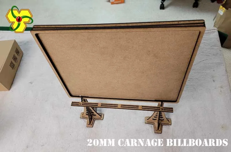 Лазерные рекламные щиты 20мм для авто-карателей