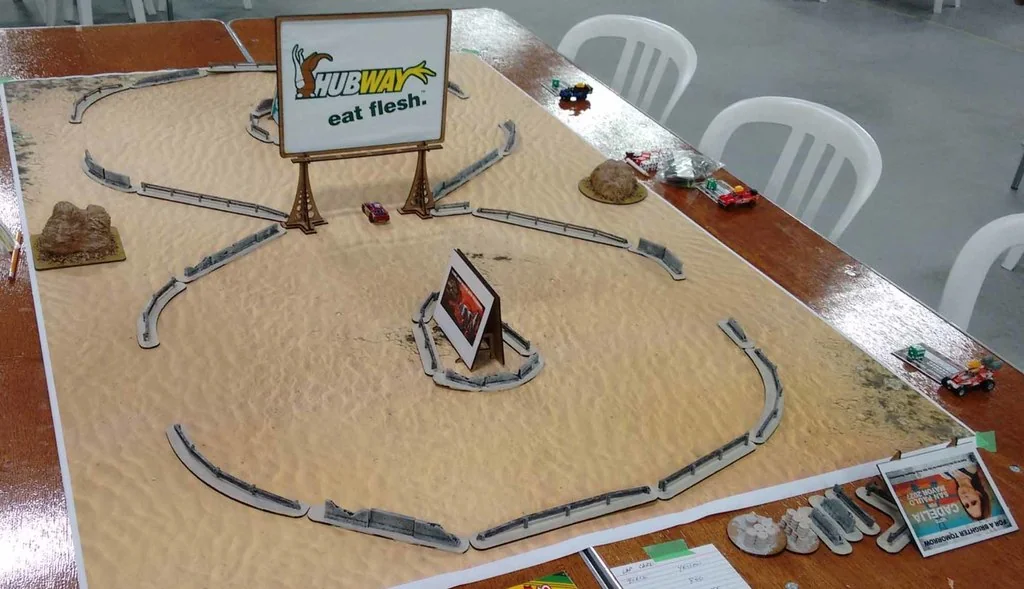 3D модель Лазерные рекламные щиты 20мм для авто-карателей - фото 3