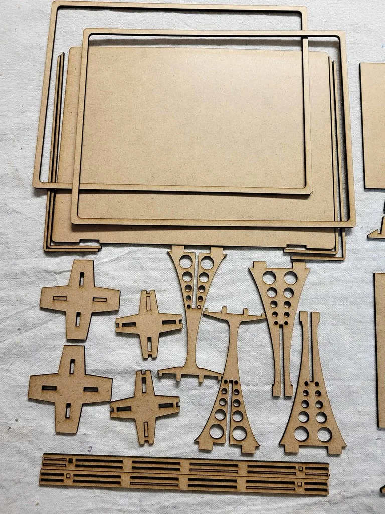 3D модель Лазерные рекламные щиты 20мм для авто-карателей - фото 4