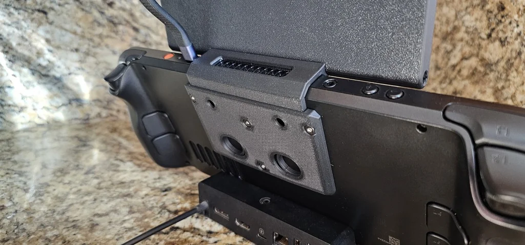 Съемное крепление второго экрана для Steam Deck