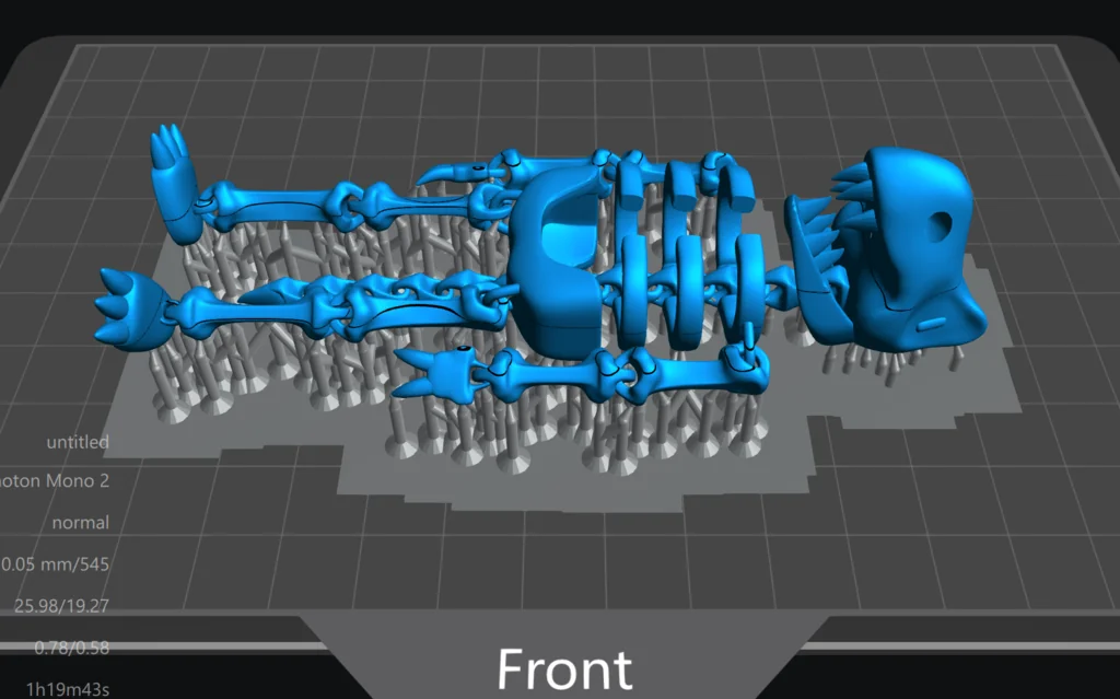 3D модель Шарнірний скелет BoneRex - фото 2