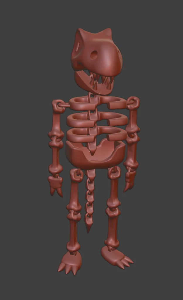 3D модель Шарнірний скелет BoneRex - фото 3