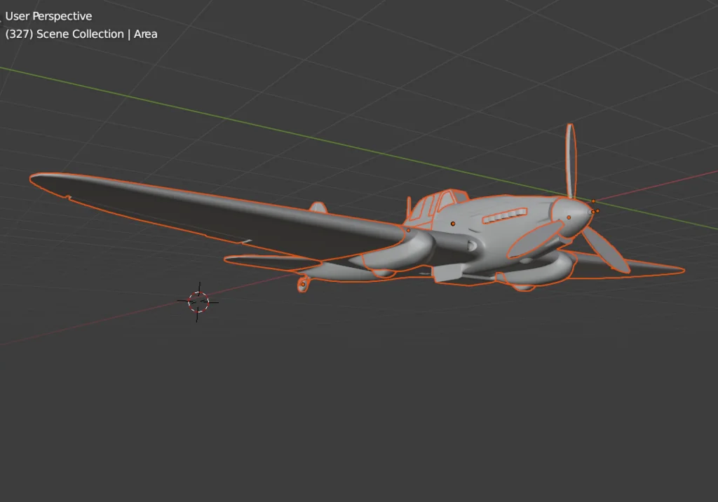 Ил-2: Модель ранней версии самолета