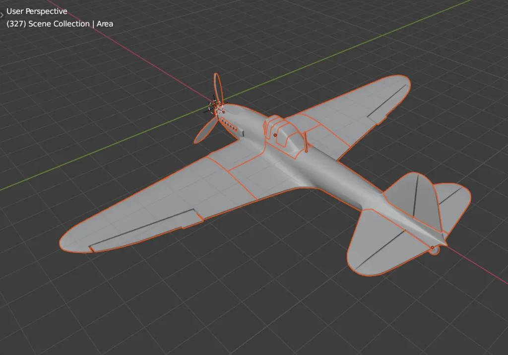 Ил-2: Модель ранней версии самолета