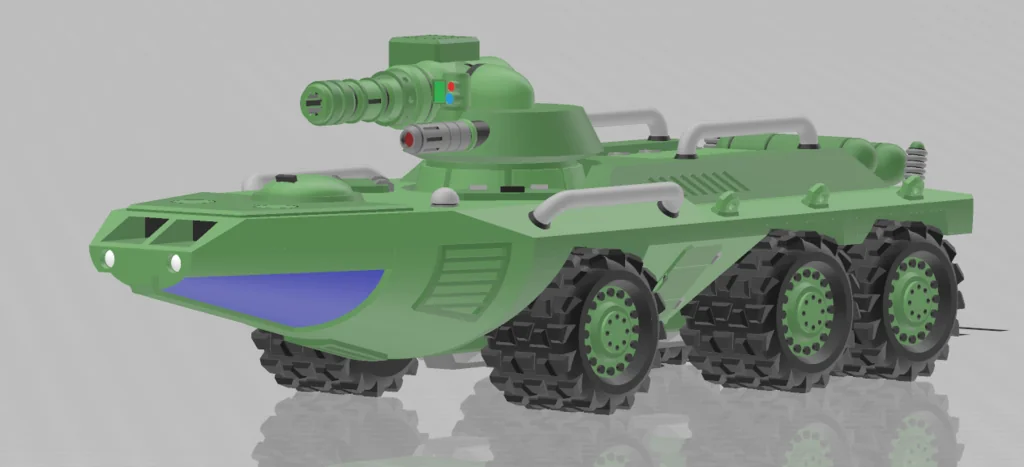 3D модель Боевая машина Isurus для Battletech - фото 2