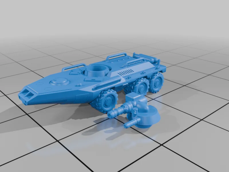 3D модель Боевая машина Isurus для Battletech - фото 3