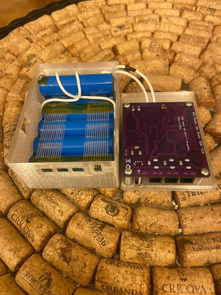 3D модель UPS / Powerbank для роутера / GPON / Wi-Fi - фото 2