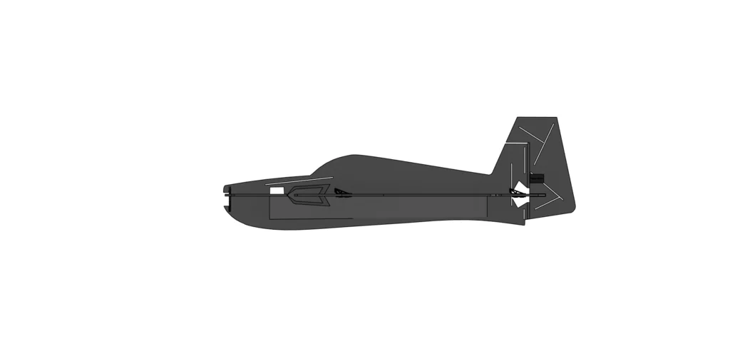 3D модель 3D Модель: Акробатический RC Самолет из Фома - фото 5