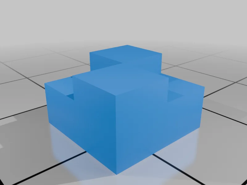 3D модель Модель кирки Minecraft - Багатоколірна - фото 2